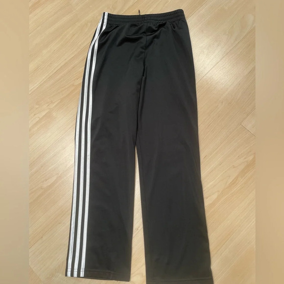 Boys Adidas Black/White Track Suit Medium 10/12-Pants & Zip Up Jacket - Picture 6 of 9